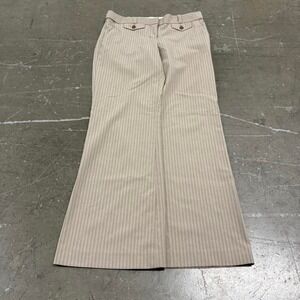 Express Pinstripe Dress Pants Women's Size 28" Low Rise Wide Leg Flare Y2K